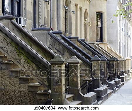Picture - Row of houses. Fotosearch