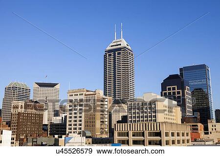 Skyline against clear sky View Large Photo Image Stock Photo - Skyline against clear sky. Fotosearch