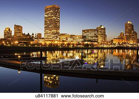 Skyscrapers reflecting in Lake Michigan View Large Photo Image Stock Image - Skyscrapers reflecting in Lake Michigan. Fotosearch