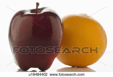 Studio shot of apple and orange View Large Photo Image Stock Image - Studio shot of apple and orange. Fotosearch