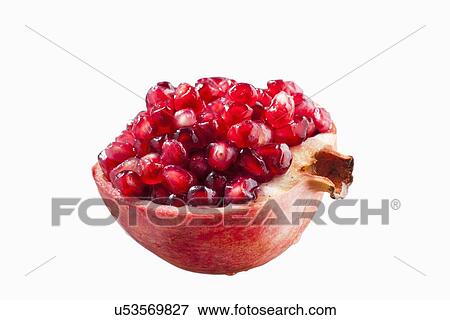 Stock Photo - Studio shot of seeds of pomegranate. Fotosearch
