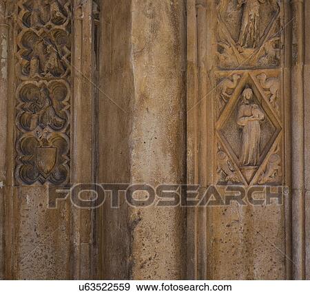 Stock Photo - View of Santa Iglesia Cathedral, Detail. Fotosearch