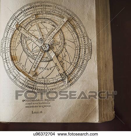 Volvelle from ancient manuscript, Library in monastery View Large Photo Image Picture - Volvelle from ancient manuscript, Library in monastery. Fotosearch