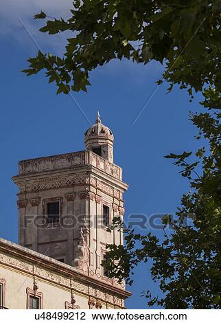 Stock Image - Watchtower exterior. Fotosearch