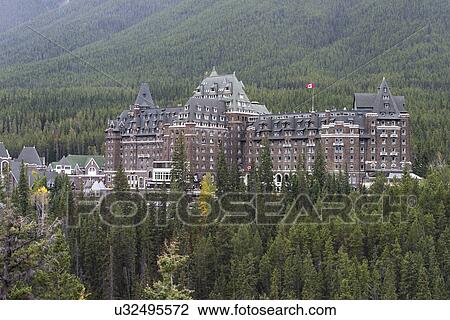 Banff Springs Hotel, Banff National Park, Alberta View Large Photo Image Stock Image - Banff Springs Hotel, Banff National Park, Alberta. Fotosearch