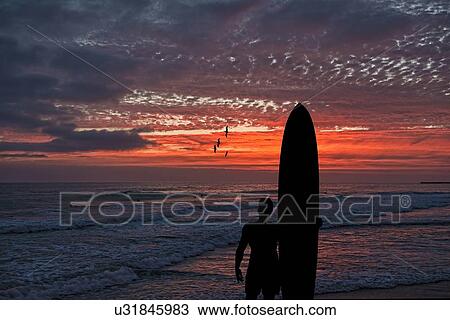 Longboarder at Oceanside, California View Large Photo Image Stock Image - Longboarder at Oceanside, California. Fotosearch