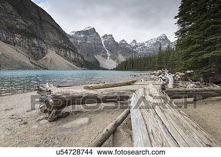 Moraine Lake at Banff National Park View Large Photo Image Picture - Moraine Lake at Banff National Park. Fotosearch