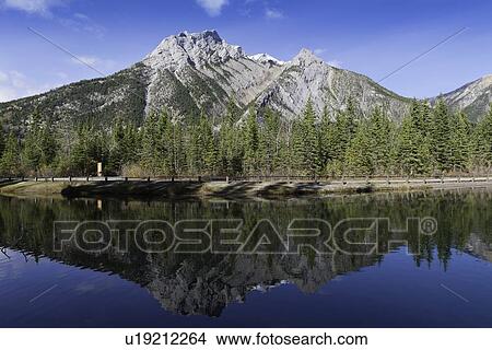 Mount Lorette Pond in Kananaskis, Alberta, Canada View Large Photo Image Picture - Mount Lorette Pond in Kananaskis, Alberta, Canada. Fotosearch
