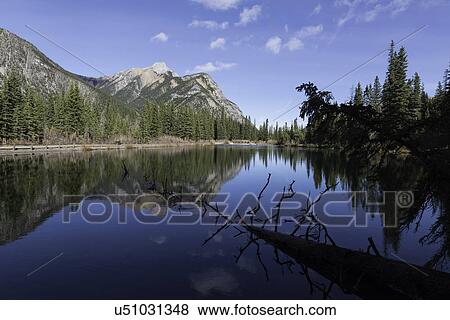 Mount Lorette Pond in Kananaskis, Alberta, Canada View Large Photo Image Stock Photo - Mount Lorette Pond in Kananaskis, Alberta, Canada. Fotosearch