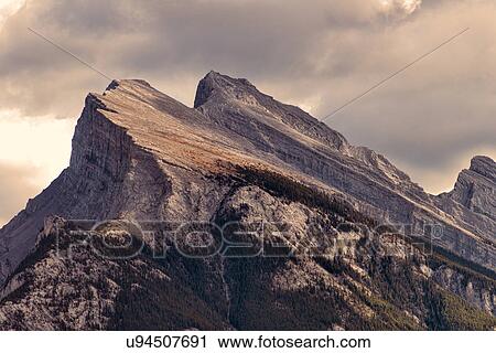 Stock Image - Mount Rundle. Fotosearch
