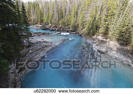Stock Image - Natural Bridge Yoho National Park. Fotosearch