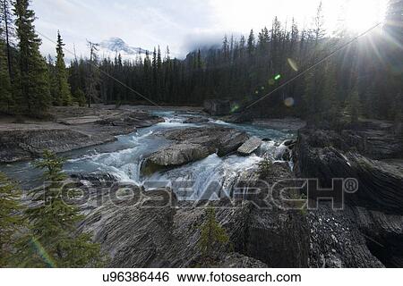Stock Photograph - Natural Bridge Yoho National Park. Fotosearch