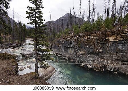 Numa Falls in Kootenay National Park View Large Photo Image Stock Photo - Numa Falls in Kootenay National Park. Fotosearch