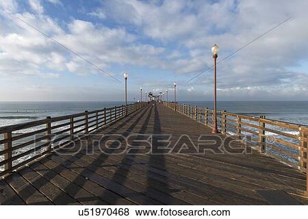 Stock Photo - Oceanside California pier. Fotosearch