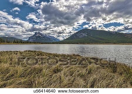 Vermillion Lakes in the Canadian Rocky Mountains View Large Photo Image Stock Image - Vermillion Lakes in the Canadian Rocky Mountains. Fotosearch