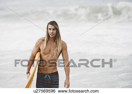 Australian surfer with surfboard, Bacocho, Puerto Escondido, Mexico View Large Photo Image Stock Photograph - Australian surfer with surfboard, Bacocho, Puerto Escondido, Mexico. Fotosearch