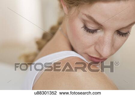 Stock Image - Woman posing. Fotosearch