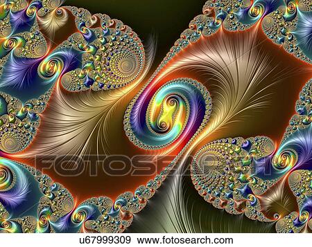 Stock Illustration - Julia-set fractal. Fotosearch