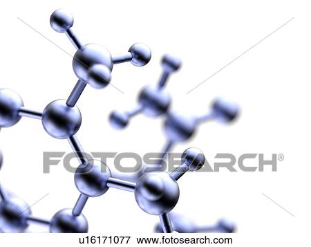 Stock Illustration - Molecule, artwork. Fotosearch