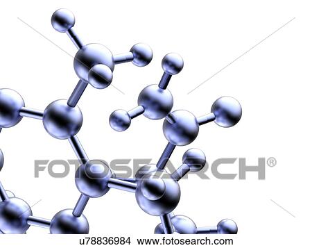 Stock Illustration - Molecule, artwork. Fotosearch