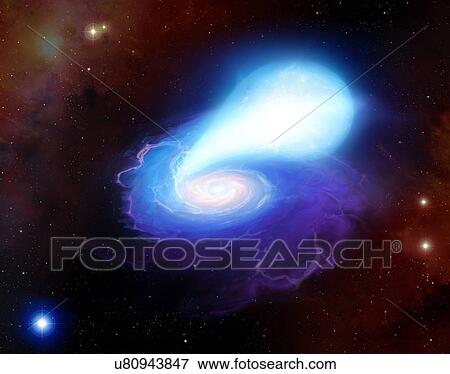 Neutron star and white dwarf merging View Large Illustration Stock Illustration - Neutron star and white dwarf merging. Fotosearch