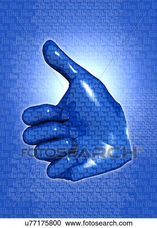 Social media icon, conceptual artwork View Large Illustration Clipart - Social media icon, conceptual artwork. Fotosearch