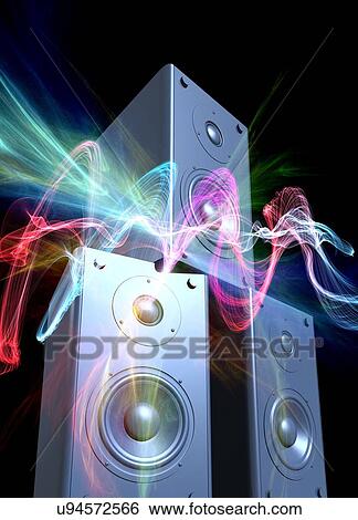 Stock Illustration - Synaesthesia, conceptual artwork. Fotosearch