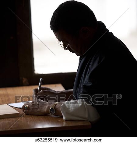 Stock Photo - Art school teacher in Thimphu, Bhutan. Fotosearch