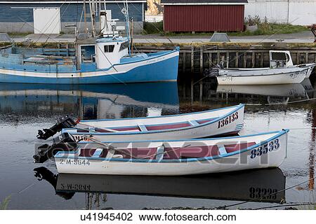 Boats at fishing dock, Trout River, Southeast Brook Falls, Gros Morne National Park, Newfoundland and Labrador, Canada View Large Photo Image Stock Image - Boats at fishing dock, Trout River, Southeast Brook Falls, Gros Morne National Park, Newfoundland and Labrador, Canada. Fotosearch