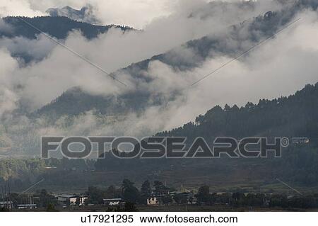 Stock Photography - Chokhor Valley, Bumthang District, Bhutan. Fotosearch
