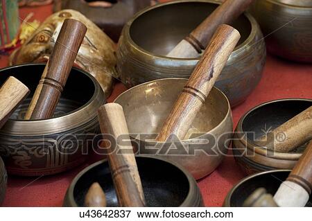 Stock Photo - Display of Bhutanese handicraft, Thimphu, Bhutan. Fotosearch