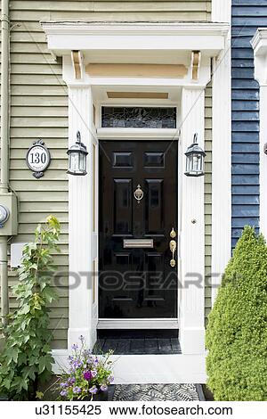 Entrance of a house in St. John's, Newfoundland and Labrador, Canada View Large Photo Image Stock Photography - Entrance of a house in St. John's, Newfoundland and Labrador, Canada. Fotosearch
