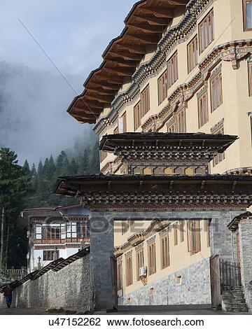 Facade of Namgay Heritage Hotel, Thimphu, Bhutan View Large Photo Image Stock Image - Facade of Namgay Heritage Hotel, Thimphu, Bhutan. Fotosearch