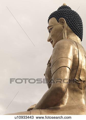 Low angle view of a Buddha Dordenma Statue, Thimphu District, Bhutan View Large Photo Image Stock Image - Low angle view of a Buddha Dordenma Statue, Thimphu District, Bhutan. Fotosearch