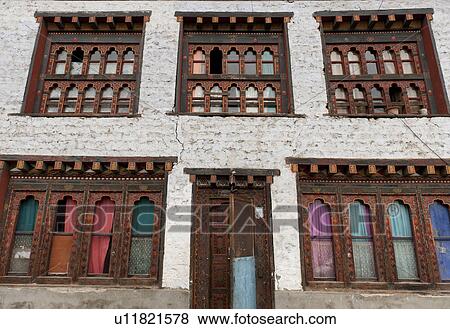 Low angle view of a monastery, Bhutan View Large Photo Image Stock Photo - Low angle view of a monastery, Bhutan. Fotosearch