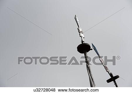 Low angle view of prayer flags, Bhutan View Large Photo Image Stock Photo - Low angle view of prayer flags, Bhutan. Fotosearch