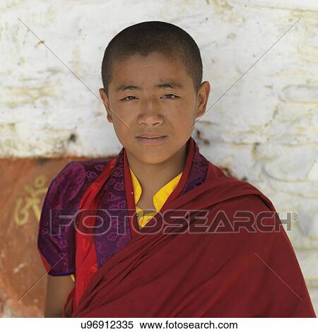 Monk at Tamshing Goemba, Chokhor Valley, Bumthang District, Bhutan View Large Photo Image Stock Photography - Monk at Tamshing Goemba, Chokhor Valley, Bumthang District, Bhutan. Fotosearch