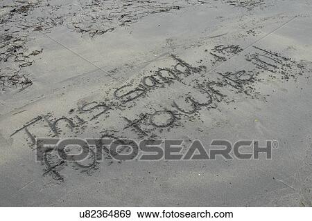 Text written in sand on beach, Shallow Bay, Gros Morne National Park, Newfoundland and Labrador, Canada View Large Photo Image Stock Photo - Text written in sand on beach, Shallow Bay, Gros Morne National Park, Newfoundland and Labrador, Canada. Fotosearch