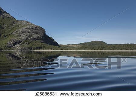 Stock Image - Trout River Pond in Gros Morne National Park, Newfoundland and Labrador, Canada. Fotosearch
