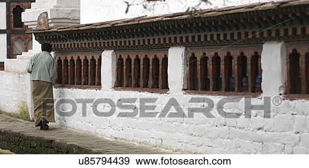 Woman at Kyichu Lhakhang, Paro Valley, Paro District, Bhutan View Large Photo Image Stock Photo - Woman at Kyichu Lhakhang, Paro Valley, Paro District, Bhutan. Fotosearch