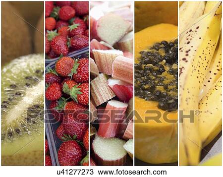 Collage of various fruits and vegetable View Large Photo Image Stock Image - Collage of various fruits and vegetable. Fotosearch