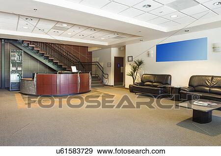 Spacious office lobby View Large Photo Image Stock Photo - Spacious office lobby. Fotosearch