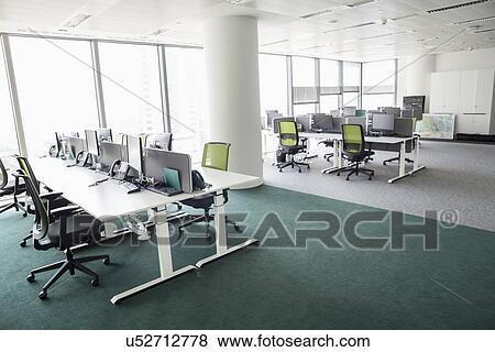 Stock Photo - View of empty office. Fotosearch