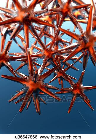 Stock Illustration - Abstract viruses. Fotosearch
