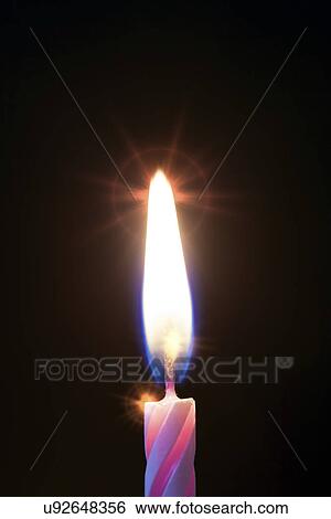 Birthday candle View Large Photo Image Stock Photograph - Birthday candle. Fotosearch