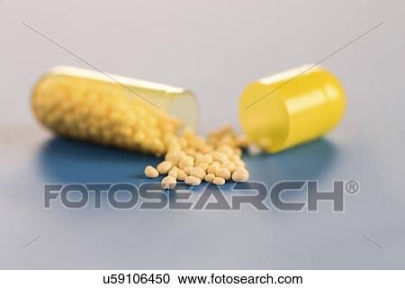Capsule, still life View Large Photo Image Stock Image - Capsule, still life. Fotosearch