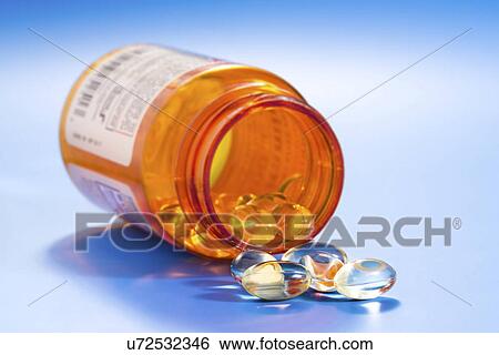 Capsules pill bottle, still life View Large Photo Image Stock Photograph - Capsules pill bottle, still life. Fotosearch