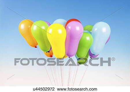 Colorful balloons View Large Photo Image Stock Image - Colorful balloons. Fotosearch