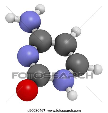 Stock Illustration - Cytosine pyrimidine nucleobase component. Fotosearch
