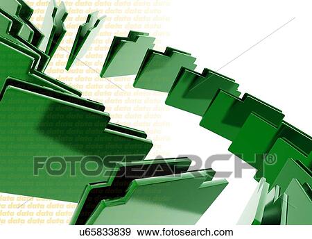 Data files, illustration View Large Illustration Stock Illustration - Data files, illustration. Fotosearch